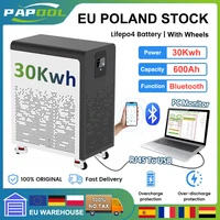 LiFePO4 48V 600Ah 300Ah 100Ah batterie 30Kwh 15Kwh 5Kwh 6500 + Cycles Bluetooth BMS 51.2V AKKU maison Soalr batterie au Lithium STOCK ue 1
