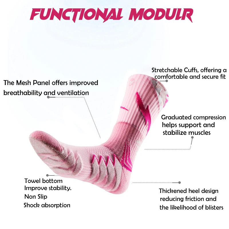 Athletic Men's Crew Socks - Image 1