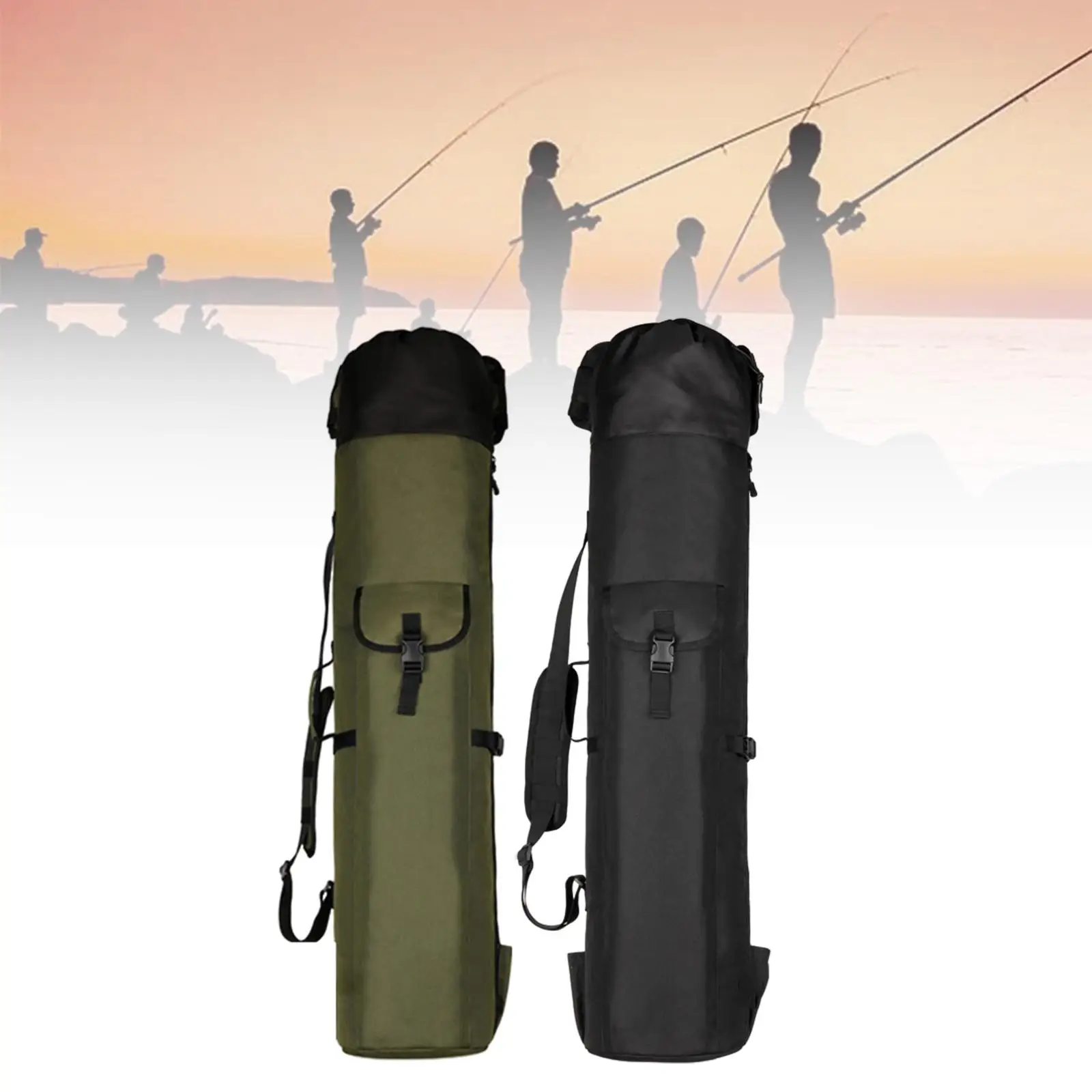 Fly Fishing Rods Case Fishing Gear with Shoulder Strap Portable Storage  Organizer Men gifts travel Case Fishing Rod Tube Case - AliExpress