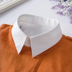 Vintage Lace Stand Collar - Women's Front Tie Detachable Blouse Accessory (White 01-M)