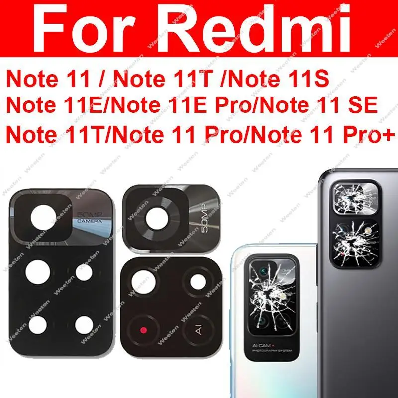 Generico compatibile con Xiaomi Redmi Note 11 Pro 5G / Redmi Note 11 Pro 4G Ricambio N.1 vetro vetrino glass ricambio per Sostituire lente obbiettivo