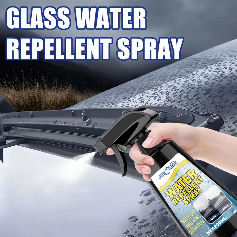 Car Glass Rearview Mirror Rain Spray Nano Coating Superhydrophilic For Poor Weather Driving Enhances Visibility