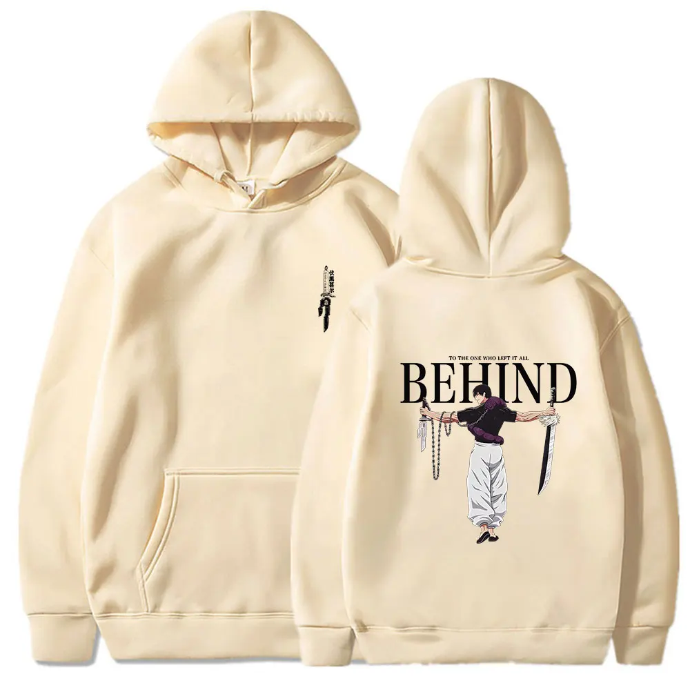 Japanese Anime Jujutsu Kaisen Zip Up Hoodie Print Harajuku Long Sleeves Hooded Sweatshirt Hip Hop Boy Girl Outerwear Coat