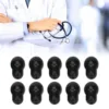 10Pcs Stethoscope Accessories Stethoscope Ear Tips Universal Replacement 2.5mm Silicone Stethoscope Earplugs for 5mm Ear Hooks 5