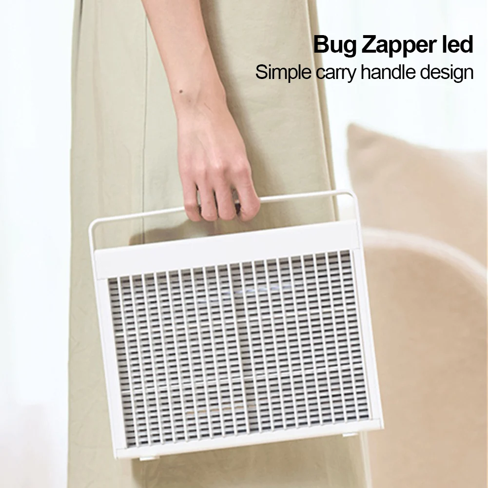 Mosquito Killer Lamp Type-C Rechargeable Automatic Mosquito Trap Light Anti-Electrical Shock for Home Restaurant Night Light