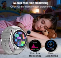 LEMFO Smart Watches For Men Women 1.5" 360*360 HD Screen 330mAh Battery Heart Rate Sleep Health Bluetooth Call  Watches For Man - Image 3