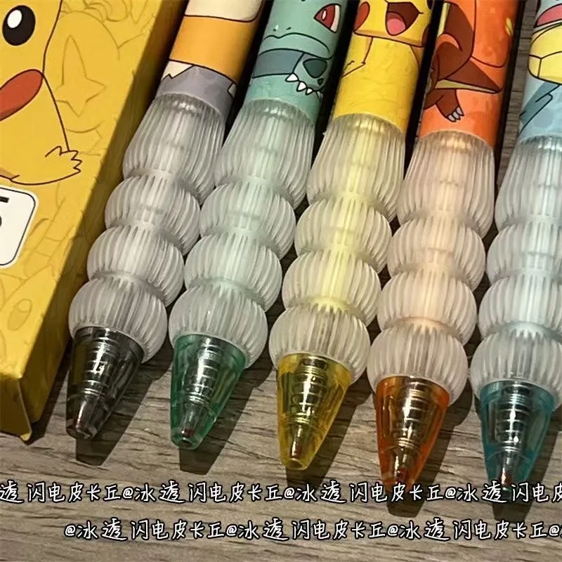 Gel Pens 5pcs Pikachu Pokemon Stationary