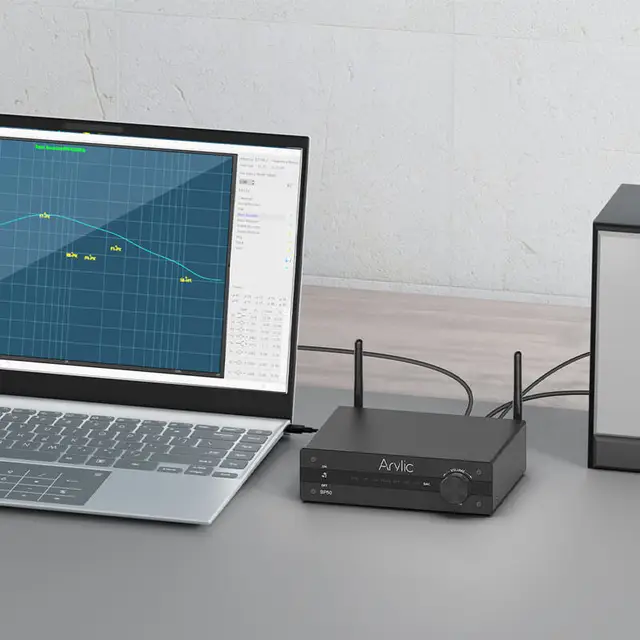 Sintoamplificatore Bluetooth BP50 Stereo Home - Con HDMI ARC, DAC ESS Sabre, App Go Control