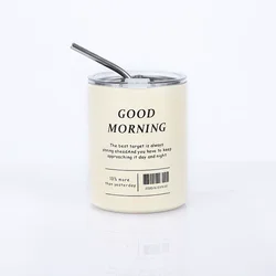 Premium Stainless Steel Insulated Travel Mug - Large Capacity Portable Coffee Thermos with Elegant Design for Home, Office, and Outdoor Use (320ml)