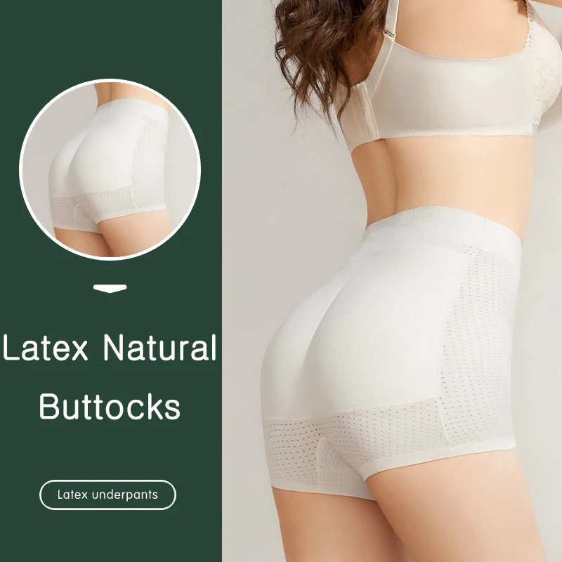 

Latex Natural Buttocks Seamless Fake Ass Invisible Panties Artifact Peach Padded Underwear Shapewear Body Shapers Hip Enhancer