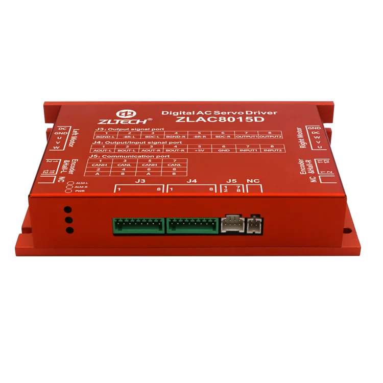 ZLTECH 듀얼 채널 CANopen RS485 모드버스 3 상 24V 48V 30A 500W 브러시리스 DC 허브 서보 드라이버 모터 컨트롤러, 로봇용
