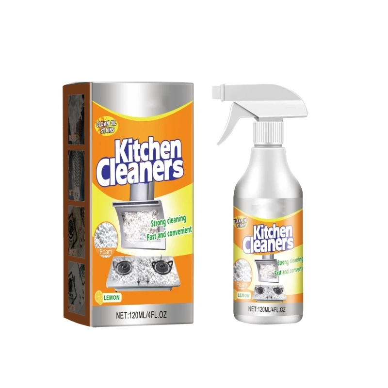 

120ml Bubble Cleaner Foaming Heavy Oil Stain Cleaner Smoke Machine Cleaning