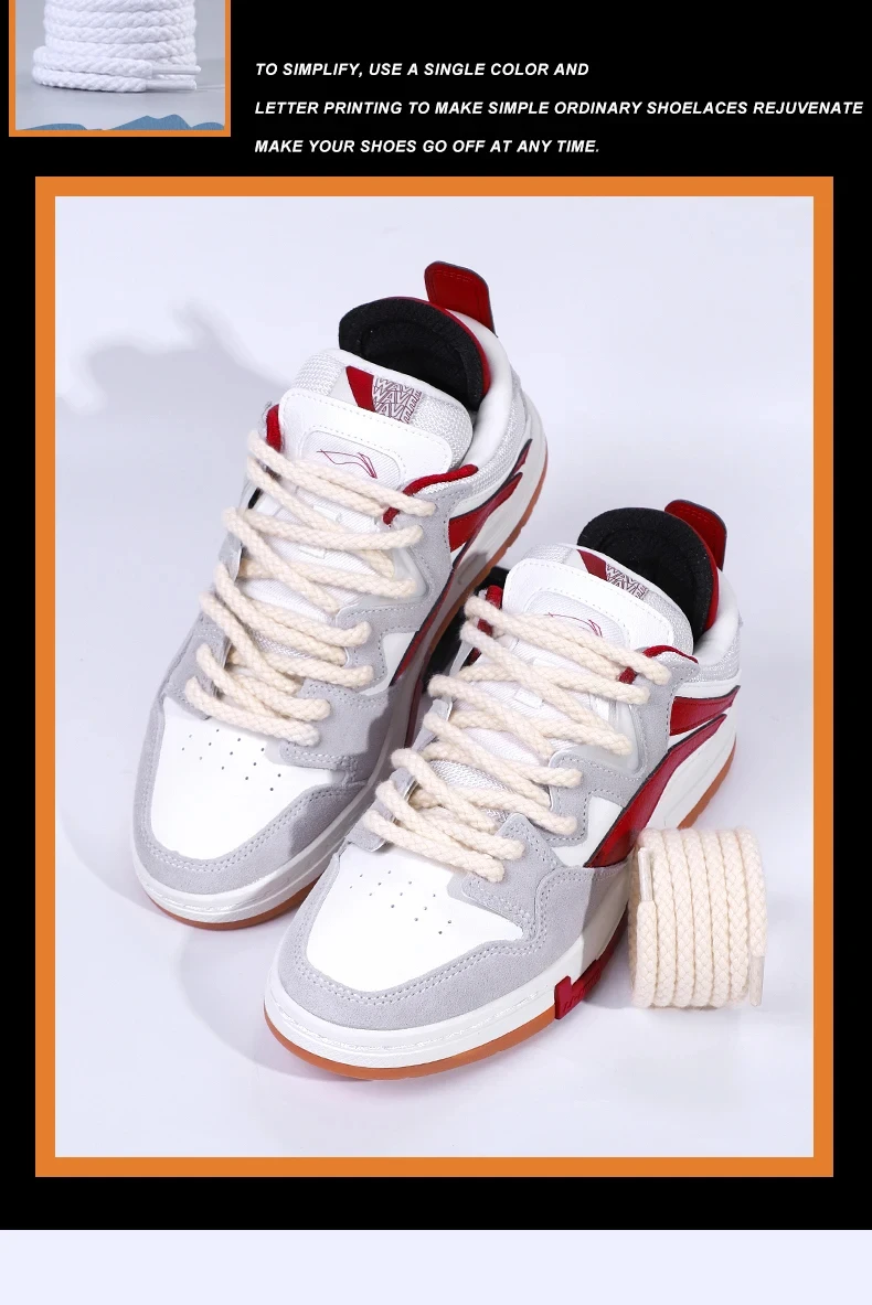 1 Paar klassische Baumwollgeflecht-Canvas-Schnürsenkel für lässige Turnschuhe AF1/AJ Hanfseil runde Schnürsenkel 7 mm dicke Schnürsenkel – Detail 13