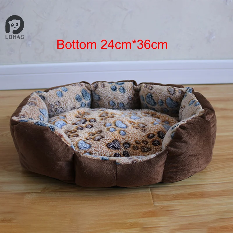 1Pc Pet Dog Beds Mats Soft Plush Warm Sofa Kennel Sleep Basket Per Cani Di Piccola Taglia Cat Cusion Puppy Cat Bed House Supplies