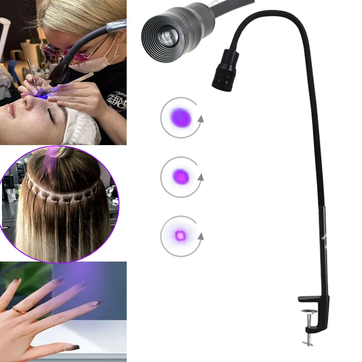 

LED UV Light for Drying Gel Nail Polish USB Nail Lamp Portable Nail Dryer Manicure Salon Eyelashes and Eyebrows Grafting Glue