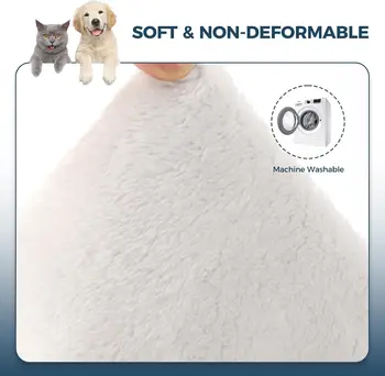 Hanging Cat Hammock Bed – Reversible & Adjustable for Cats, Ferrets, Puppies, Rabbits & Small Pets 5