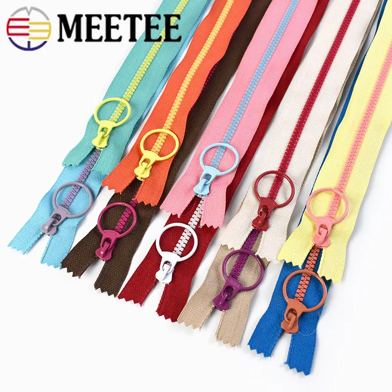 Resin Garment Accessories Meetee Zipper Pulls Meetee Zipper Resin