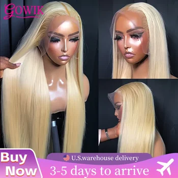 613 Blonde Lace Front Wig Human Hair 13X6 Hd Lace Frontal Wig Straight Brazilian Human Hair 13X4 Lace Front Human Hair Wig 1