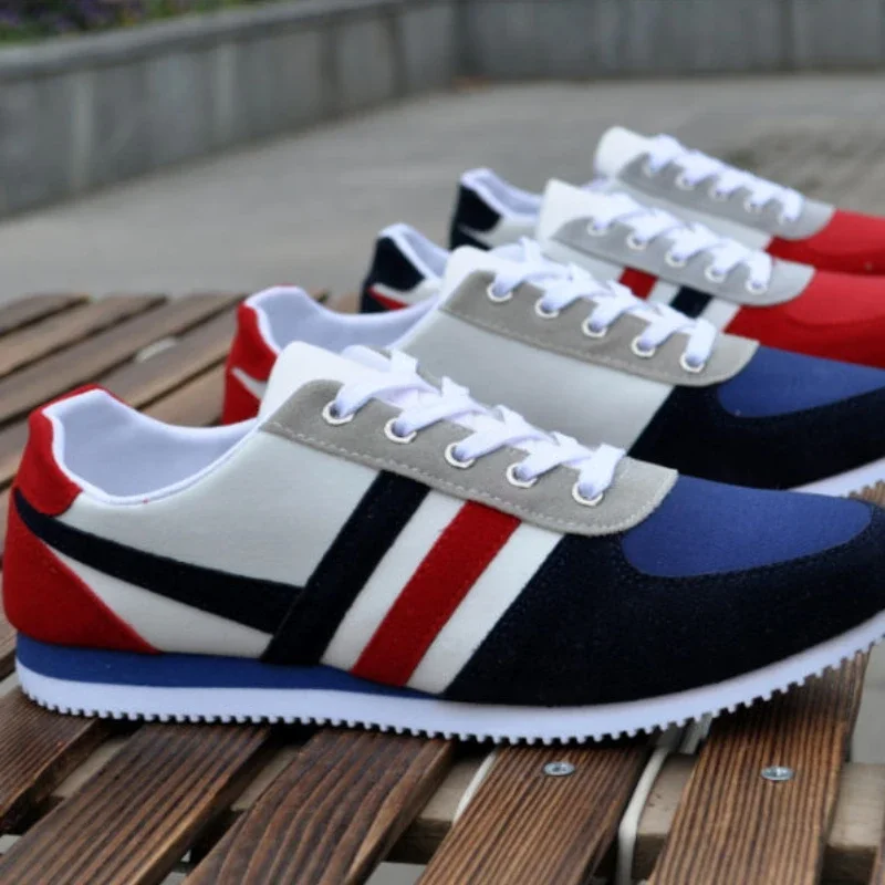 2024 Hot Seller Men Canvas Shoes Man Casual Shoes Sneaker Men Shoe Trainer Men Soft Sole Running Shoe for Man Tenis 6