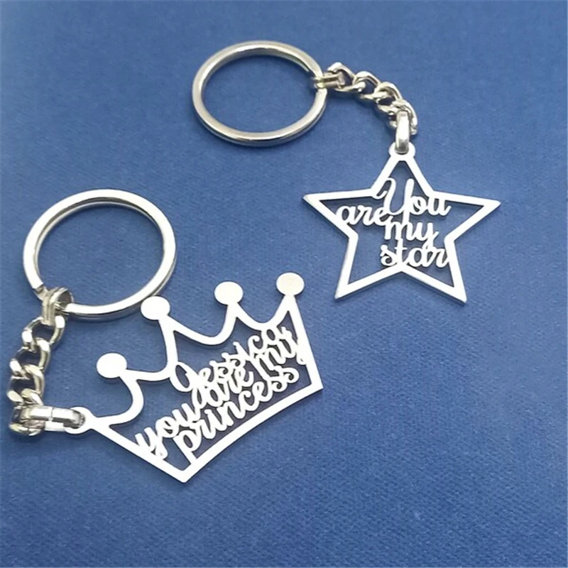 Custom Name Keychain for Women Personalized Stainless Steel Heart Letter Nameplate Pendant Keychains Family Jewelry Male Gifts personalized master customized letter key chain stainless steel heart puzzle engraved name bff keyrings friendship diy keychains