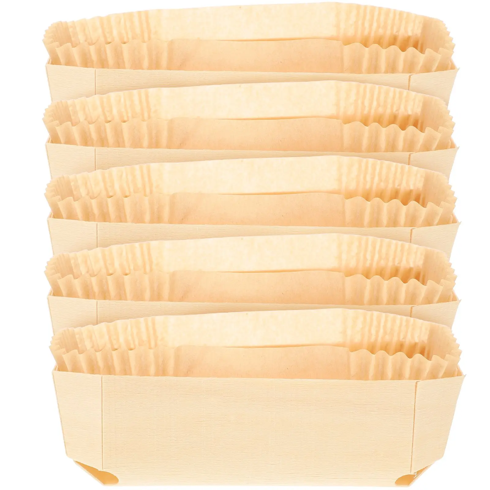 Wooden Box Paper Tray Bread Baking Mold Pastry Pans for Ovens Cake Molds Cakes Bake