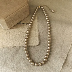 Elegant Baroque Pearl Choker Necklace - Designer Wedding Jewelry (Style5)