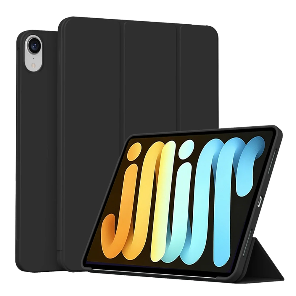 Premium Magnetic Flip Smart Cover with Soft Silicone Back