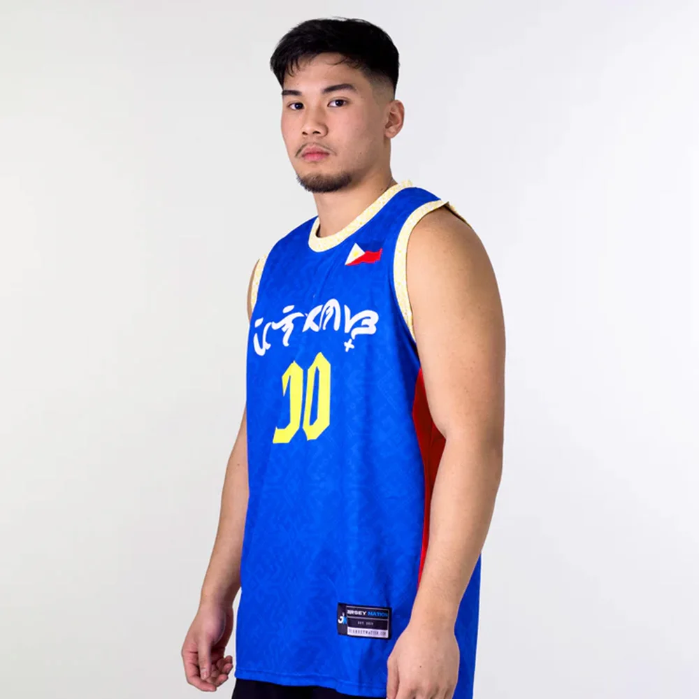 Philippines Custom Basketball Jersey Fashion Casual Sleeveless Hot Selling T-shirt Children's Quick Drying Breathable Sports Top 4