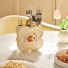 Cute Cartoon Round Pencil Holder Office Desk Pen Pot Cup Case Container Organiser Durable Pencil Case 4