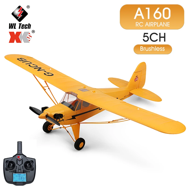 

Wltoys XK A160 RC Airplane 5CH 2.4G Radio Remote Control Aircraft 650mm Wingspan 3D/6G Brushless Motor Plane Toys for Children