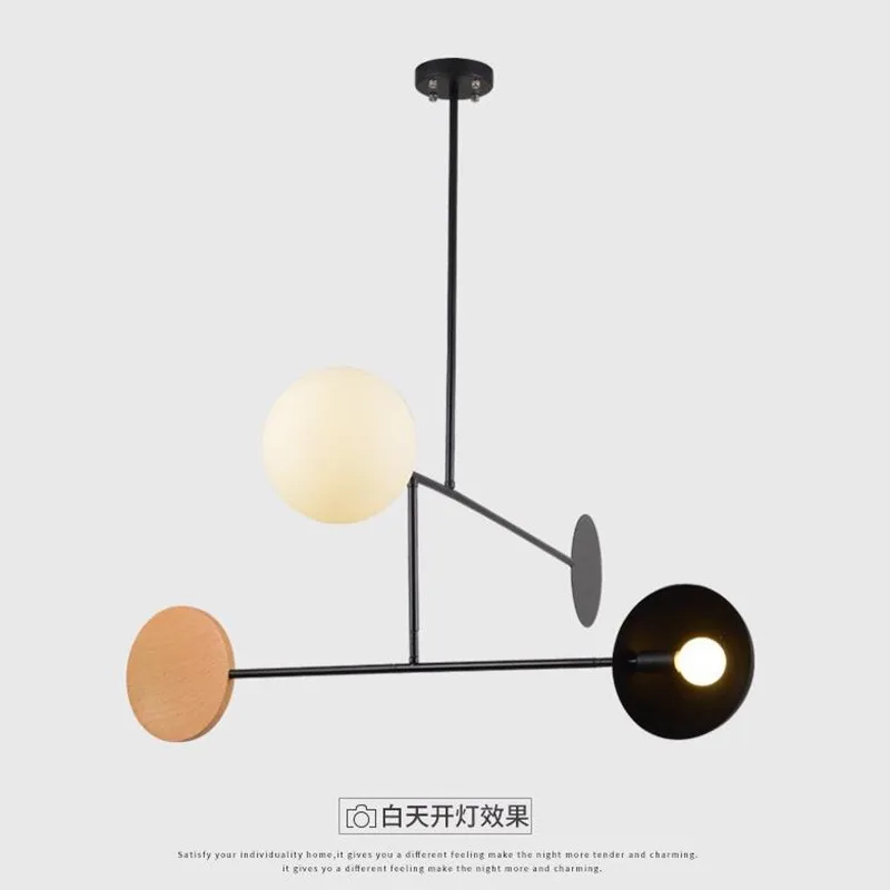 

Creative Chandelier Lighting E14 Ceiling Pole Hanging Light Dining room Bedroom Living room Home Lighting Fixtures