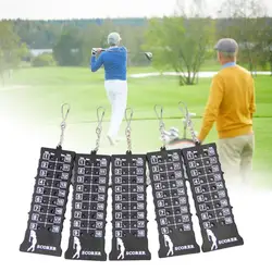 Metal  Portable Golf Score Card Counter Non-deformable Golf Stroke Counter Anti-crack   Golf  Accessory
