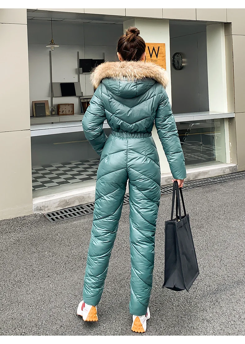 -30 °c snowsuit uma peça macacão de