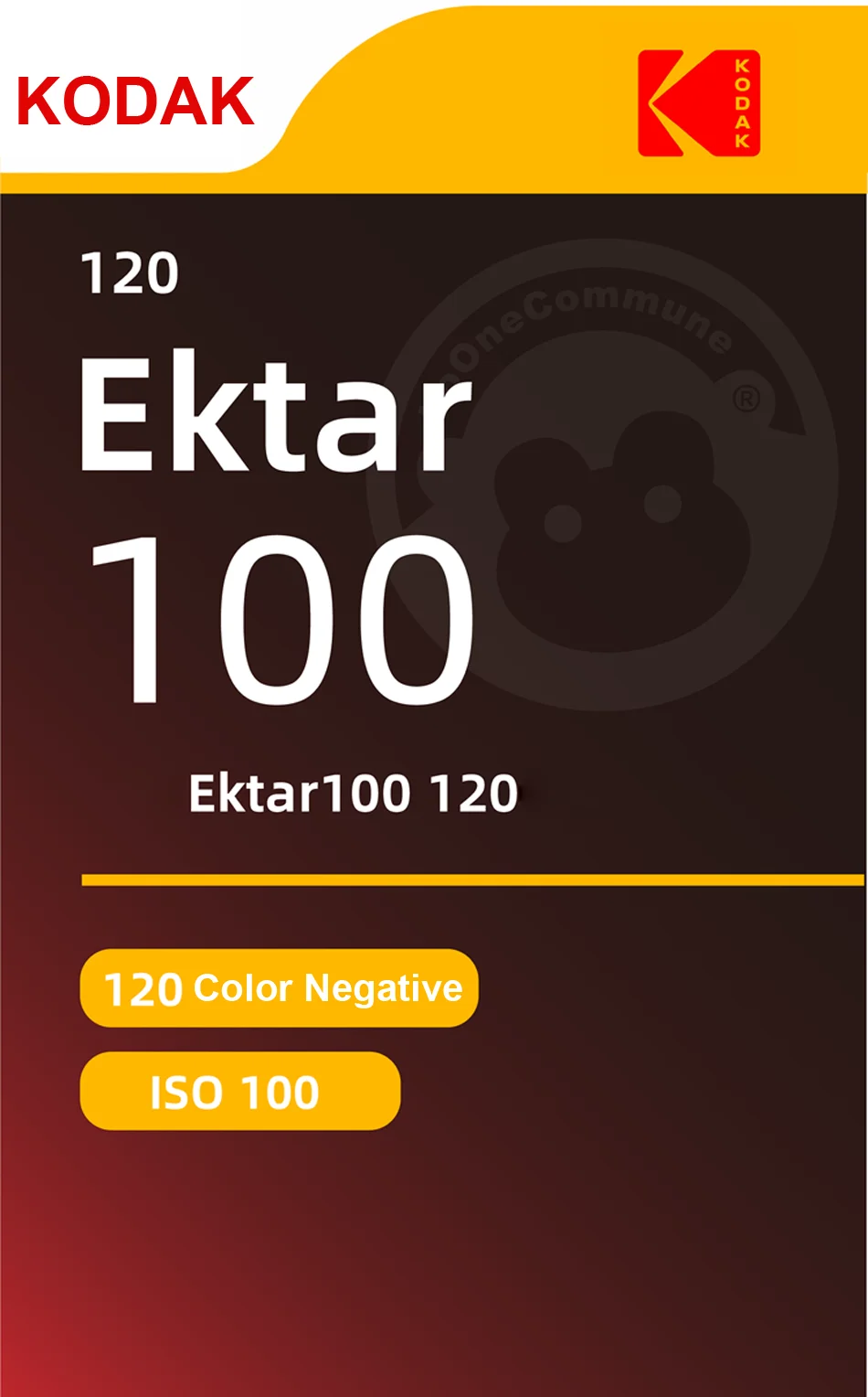 KODAK Professional Ektar100 120 5本セット Kodak Ektar 100, 120 Medium Format, Color Film (Pro-Pack of