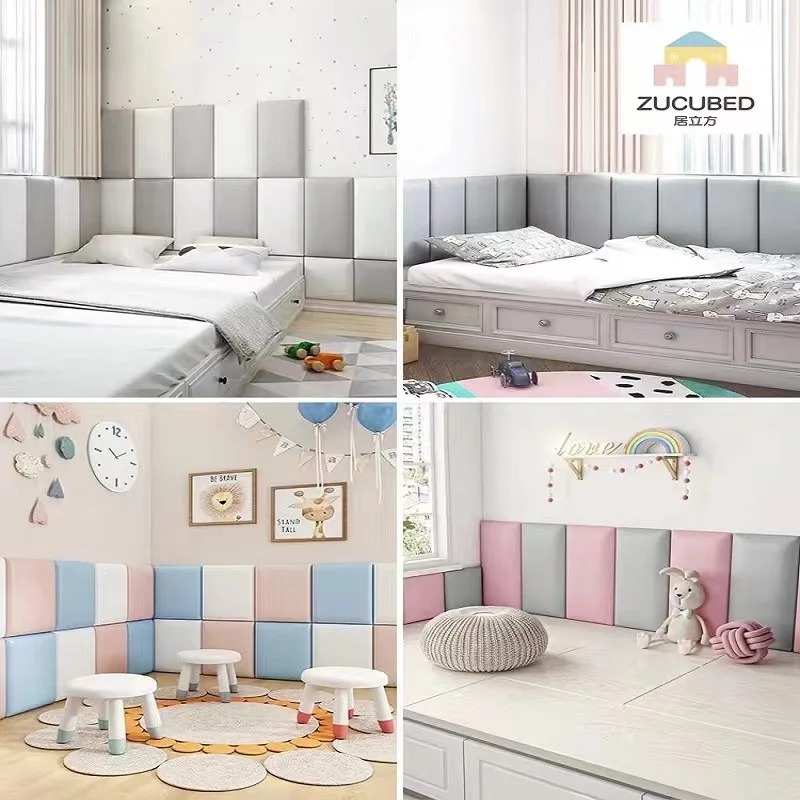 

Tatami bedside soft package wall around anti-collision soft package wall stickers bedside soft package