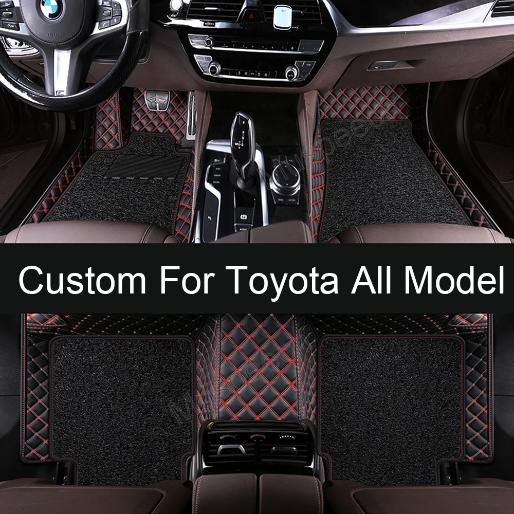 Custom Car Floor Mats For Toyota All Model RAV4 Camry 40 Land Cruiser