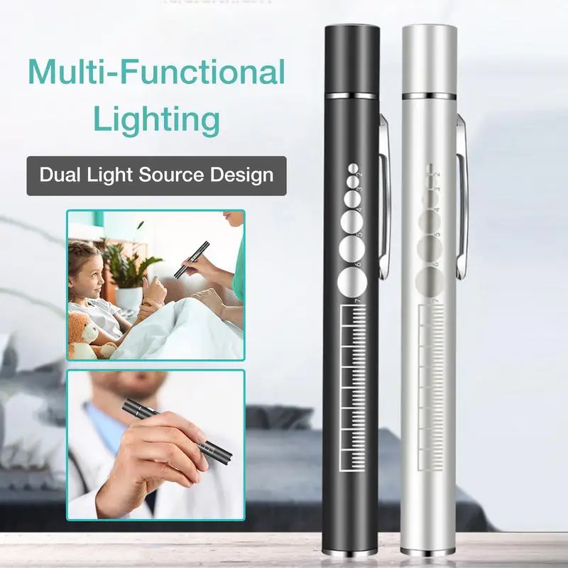 

Pen Light Diagnostic Penlight Penlights For Nurses Doctors Energy Efficient Pen Light With Clip Water-Resistant Reusable LED