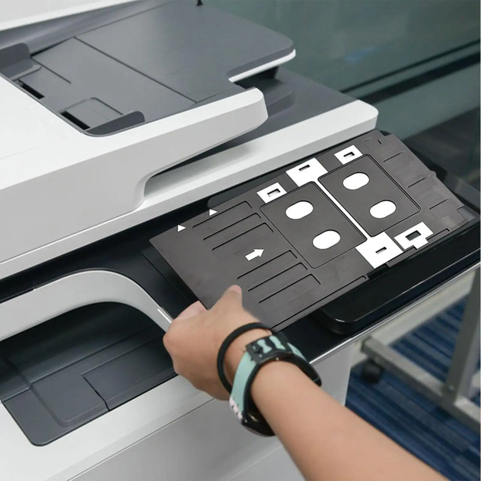 Vassoio Per Carte In Pvc Durevole E Conveniente Accessorio Per Stampante Portacarte In Pvc A Getto D'Inchiostro Per Stampanti Per A50 R380 R290 Rx680 