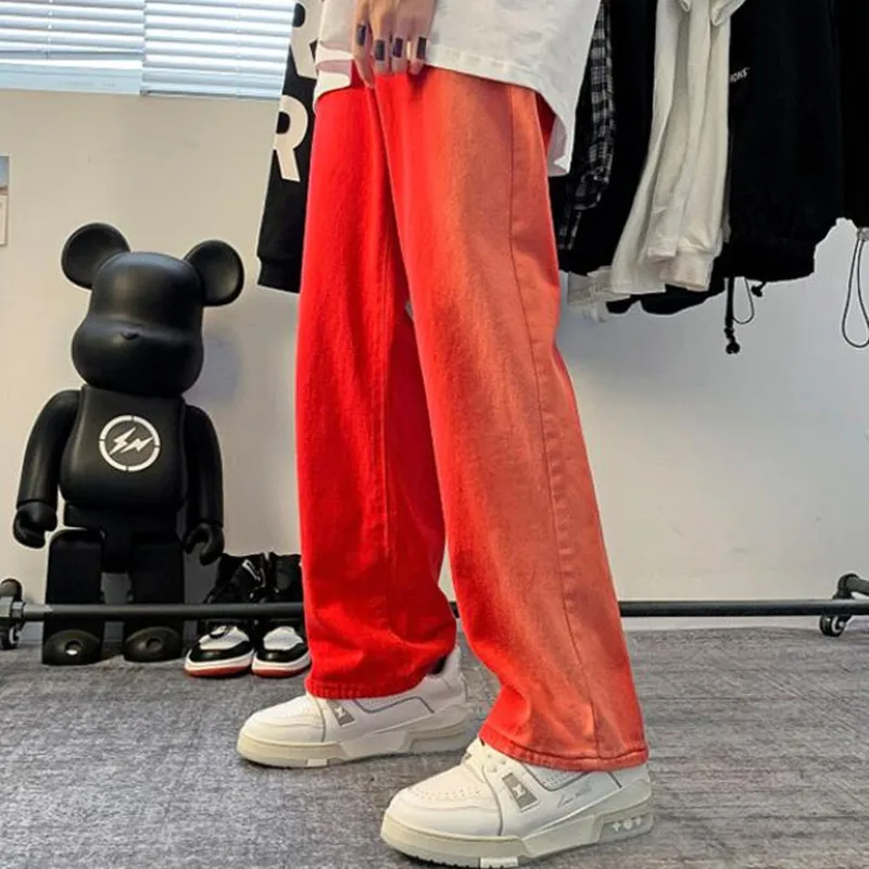 

New Denim Jeans Men Jeans Trousers Straight Slim Jean Male Pants