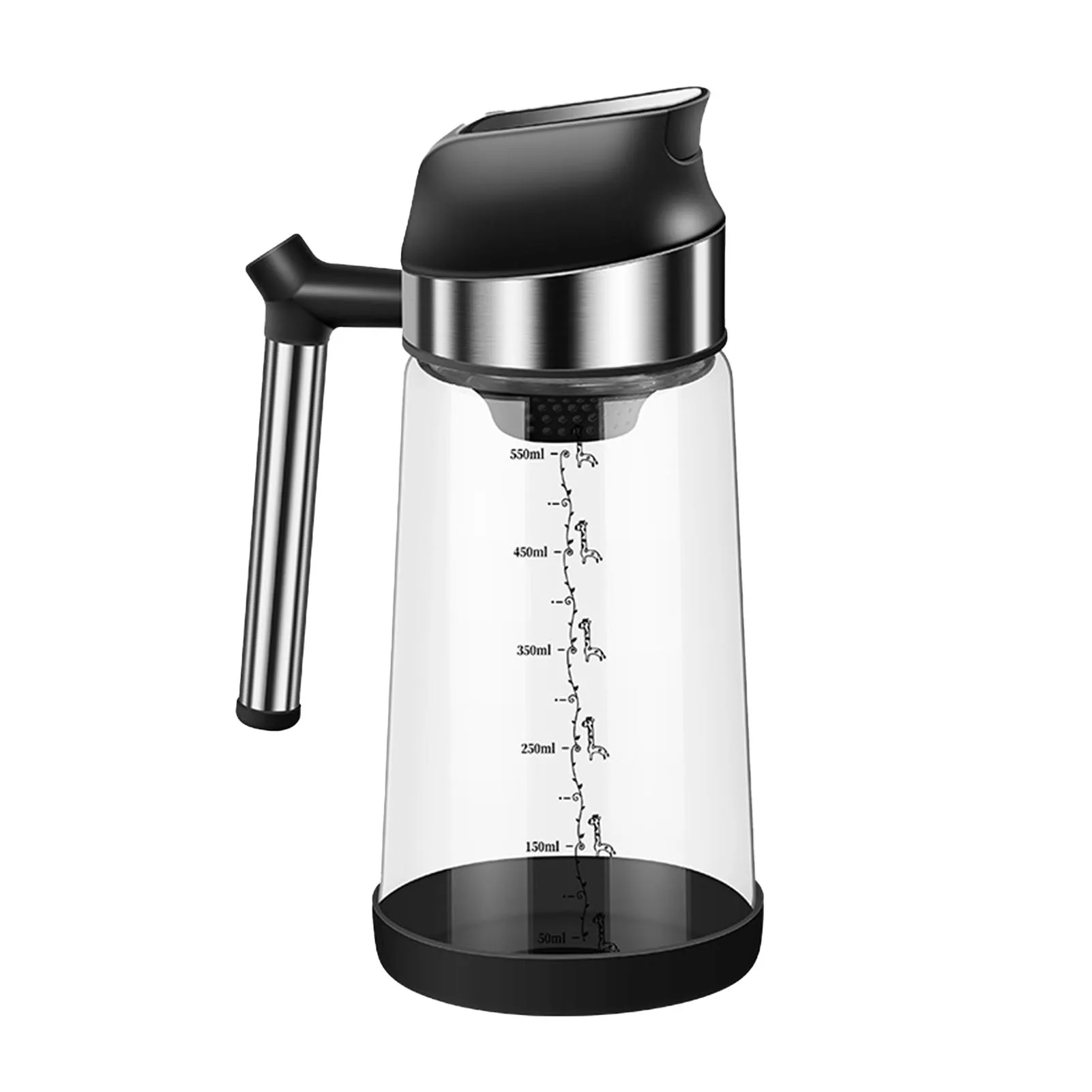 

Self Opening Oil Storage Container Large Capacity Easy Cleaning Container for BBQ Kitchen Oil Sprayer Tool