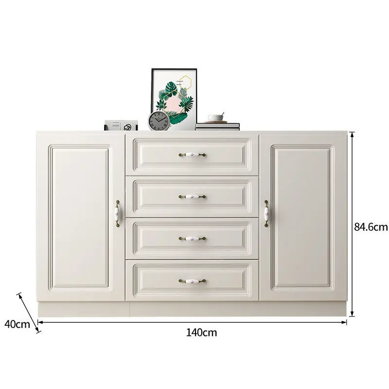 Simple modern solid chest, storage five chest, living room European six chest, bedroom