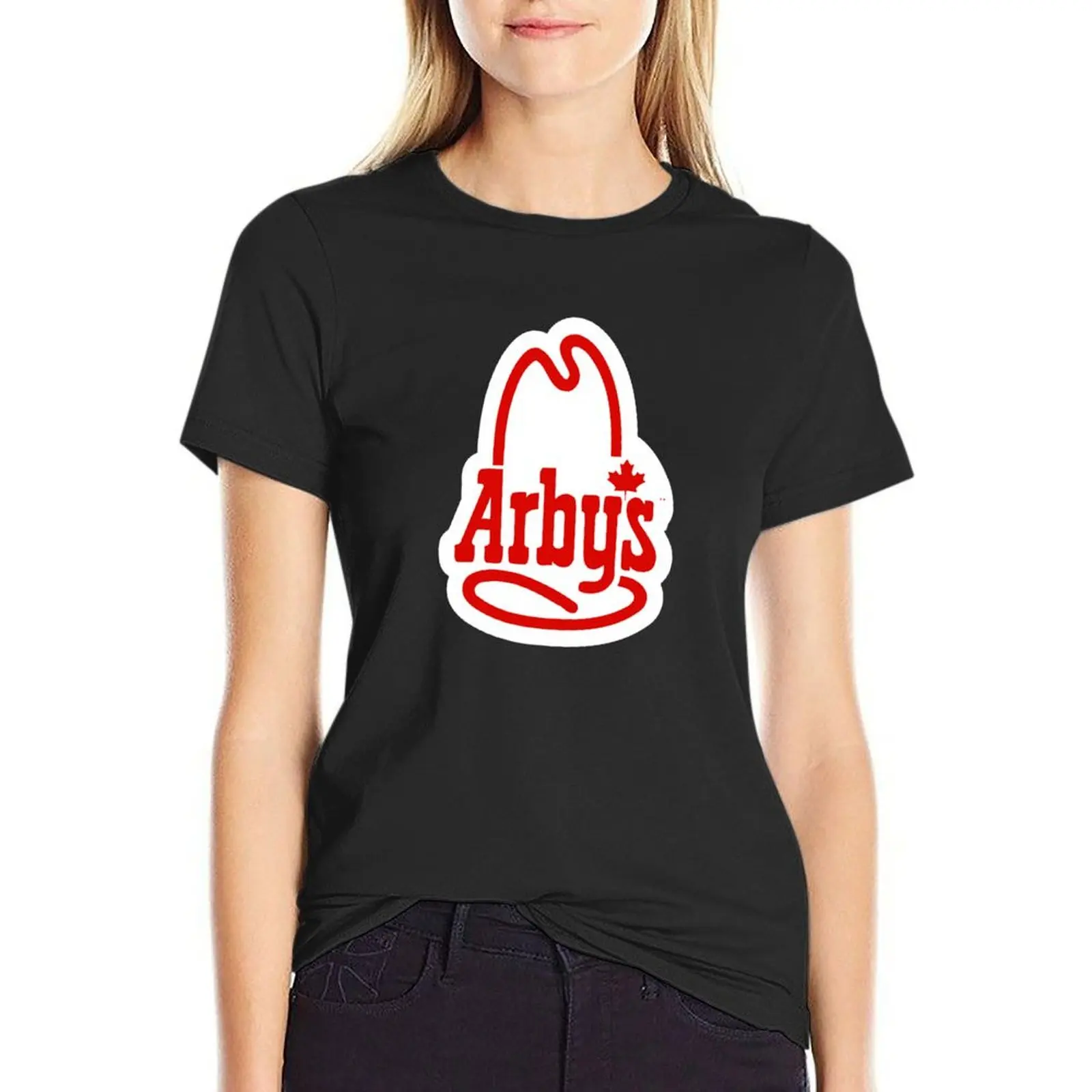 The Arbys merch T-Shirt anime clothes plus size tops t shirts for Womens