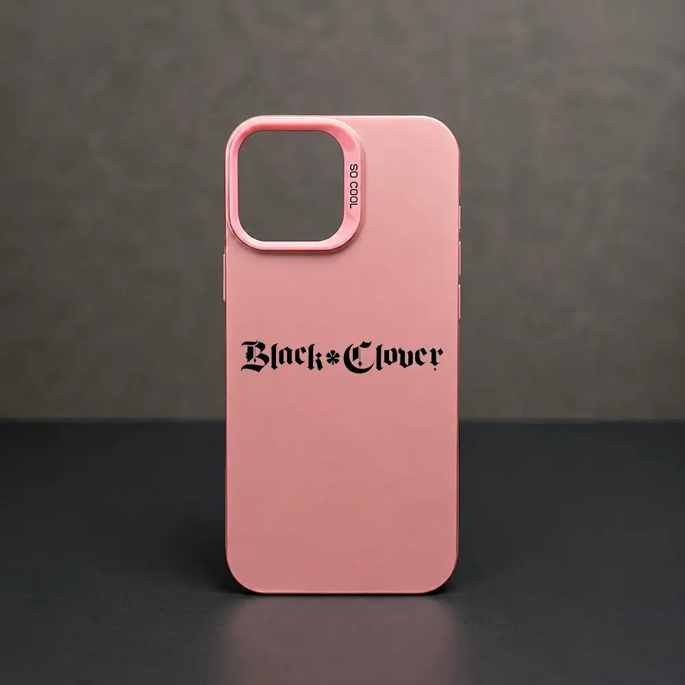 Black Clover Logo Shockproof Color Gradient TPU Phone Case
