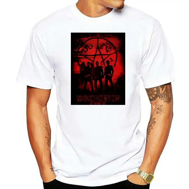 

Supernatural Symbol And Group Black Unisex T-Shirt Mens Womens Winchester