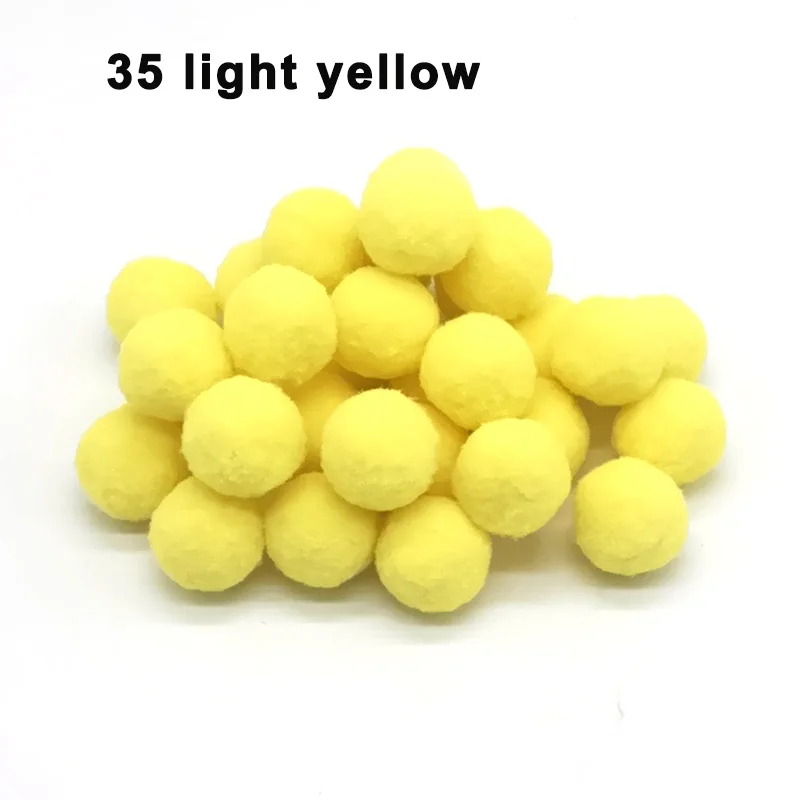 thumbnail image 1 of Mini pompones suaves y esponjosos de 8/10/15/20/25/30 mm, bolas de pompones hechas a mano, juguetes para niños, decoración de bodas y Navidad, suministros para manualidades de costura DIY, 1 of 5