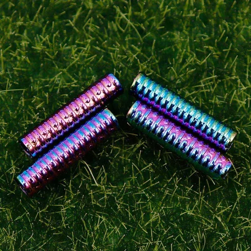 Weiou Gradient Color DIY Metal Aglets Shoelace Tips Ends Replacement Shinny Color Cute Decoration Durable Repair Lock Clips