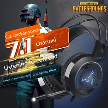 

Shield V20007.1 Luminous Gaming PUBG Headset Computer Notebook Headset Subwoofer Gaming Headset
