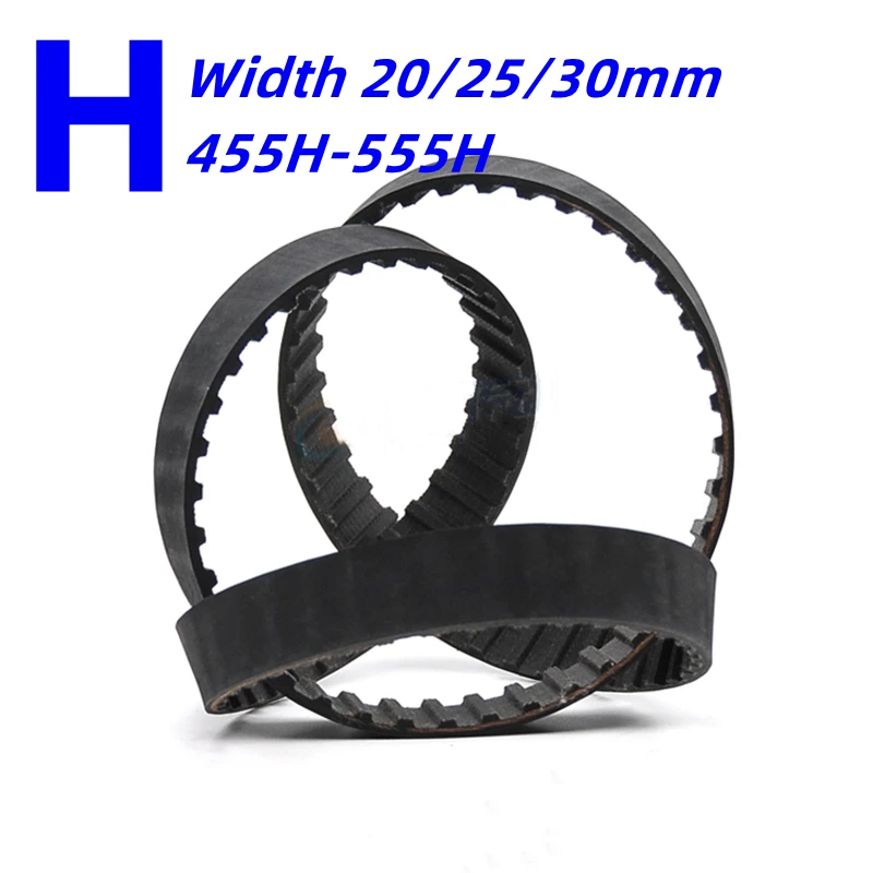 

H Rubber Timing Belt 455/460/465/470/475/480/485/490/495/500/510/515/520/525/530-555H Width 20/25/30mm Rubber Synchronous Belt
