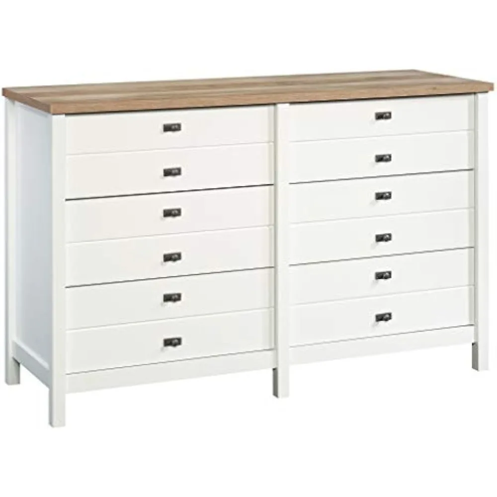 

Cottage Road Dresser, L: 56.77" x W: 19.29" x H: 35.35", Soft White finish