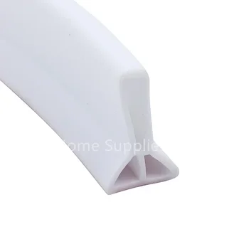 ฝักบัวน้ําBarrierพับSelfกาวซิลิโคนStrip Trim Splash Guard Bendable Showerเกณฑ์น้ําBarrier 7
